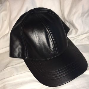 Genuine Leather Baseball Cap